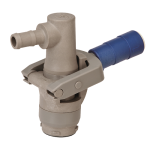 Composite RPV Dispense Coupler Barbed Liquid Outlet