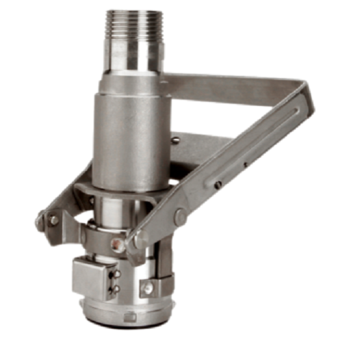 RSV Dispense Coupler Threaded Liquid Vertical Outlet